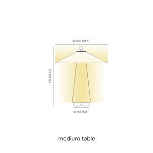 Lámpara sobremesa Asia Contardi