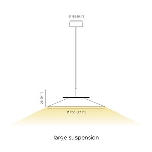 Lámpara suspensión Asia Contardi