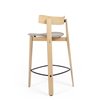 Taburete con Respaldo Nora Tapizado Gazzda