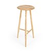 Taburete Blanc Madera Gazzda