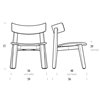 Sillón Nora Madera Gazzda