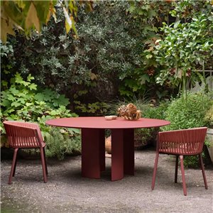 Mesa redonda Naca aluminio Fast