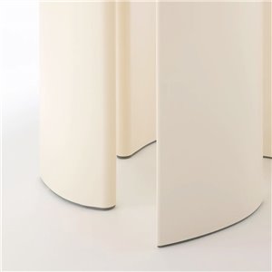 Mesa redonda Naca aluminio moteado Fast