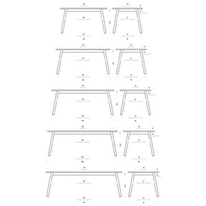 Mesa Rectangular Teska Gazzda