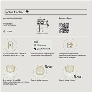 Lámpara suspensión Spokes 1 Foscarini