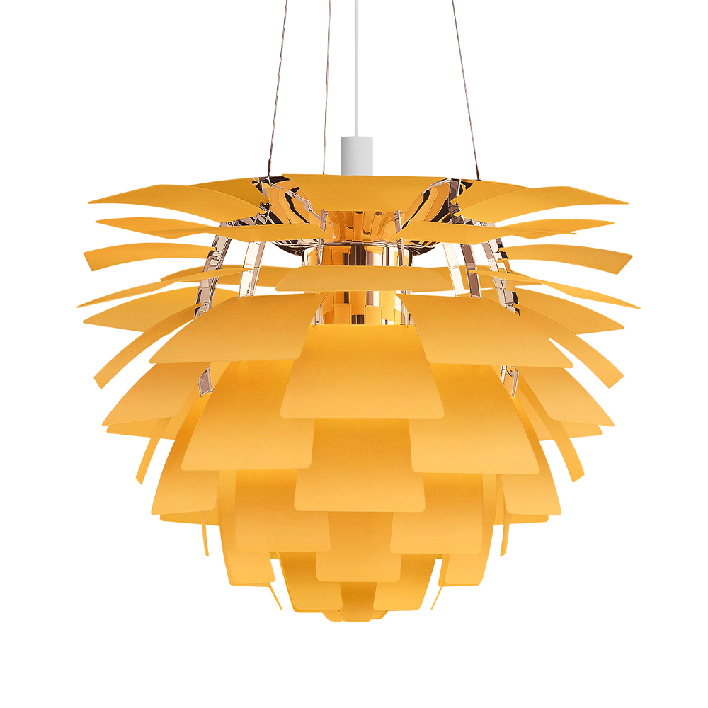 Lámpara PH Artichoke Glass Amarillo Louis Poulsen