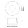 Mesa Aliante Madera Pacini&Cappellini
