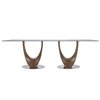 Mesa Axis Vidrio Redonda Pacini&Cappellini