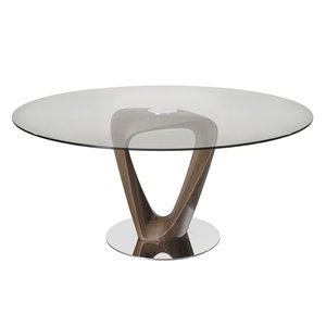 Mesa Mobius Vidrio Redonda Pacini&Cappellini