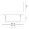 Mesa Aliante Madera Rectangular Pacini&Cappellini