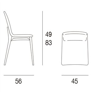 Silla Elle Pacini&Cappellini