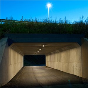 Lámpara AL 600 outdoor techo Louis Poulsen