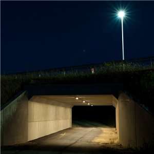 Lámpara AL 600 outdoor techo Louis Poulsen