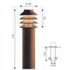 Lámpara pie Bysted Bollard outdoor Louis Poulsen
