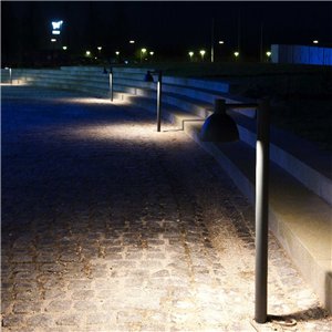 Lámpara pie Toldbod 155 Bollard outdoor Louis Poulsen