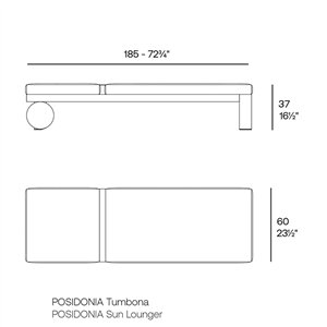 Tumbona Posidonia Vondom