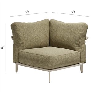 Sofá Pasadena Esquinero Vondom