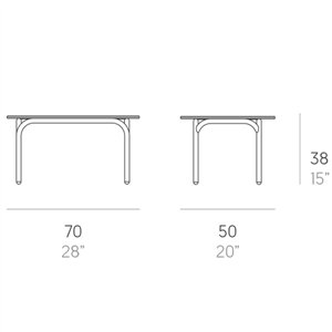 Mesa tumbona Capa Gandia Blasco