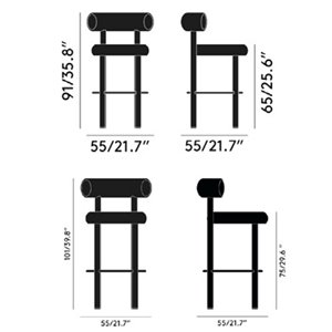 Taburete Fat acero Tom Dixon
