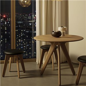 Taburete Slab bajo tapizado Tom Dixon
