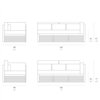 Sofá modular 1 Dna Gandia Blasco