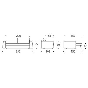 Sofá cama Cone Innovation Living
