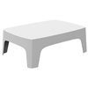 Mesa sofá Solid de Diseño Apilable para Espacios Exteriores | Vondom
