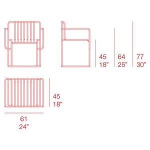 Silla Grill Con Brazos Diabla Outdoor