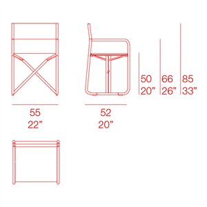 Silla Director Trip Diabla Outdoor