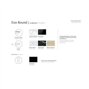 Mesa auxiliar Exo Round Kendo