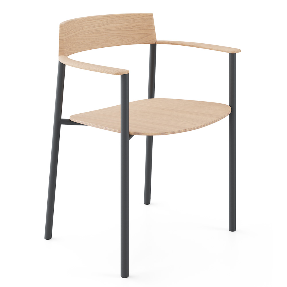 Sillón Perxa madera Viccarbe