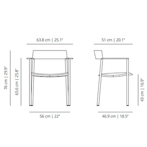 Sillón Perxa madera Viccarbe