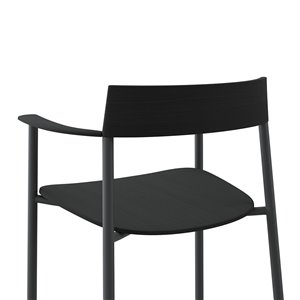 Sillón Perxa apilable madera Viccarbe