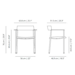Sillón Perxa tapizado Viccarbe