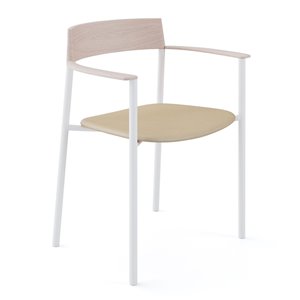 Sillón Perxa apilable tapizado Viccarbe