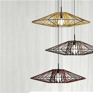 Lámpara de suspensión horizontal Bimba FM Iluminación