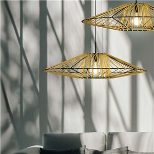 Lámpara de suspensión horizontal Bimba FM Iluminación