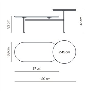 Mesa centro Mika Kendo