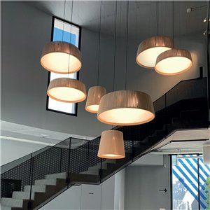 Lámpara de suspensión Drum FM iluminación