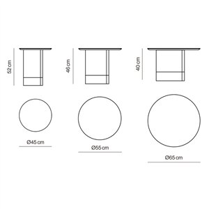 Mesa centro Toc mármol Kendo