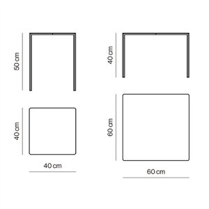 Mesa auxiliar Trazo Kendo