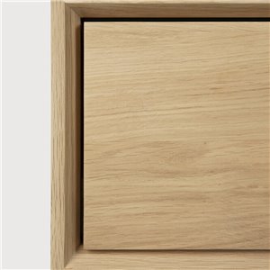 Mesita noche Nordic II pie de Ethnicraft. Mobiliario para dormitorio. Mesitas de noche modernas.