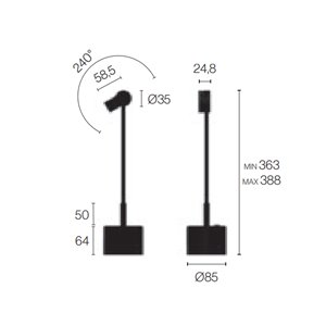 Lámpara sobremesa Nino Zava