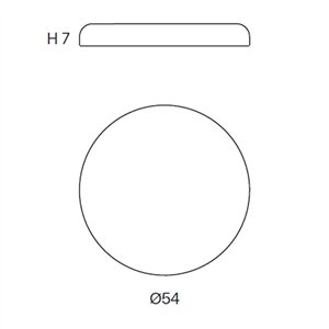 Plafón Pot Plano FM iluminación