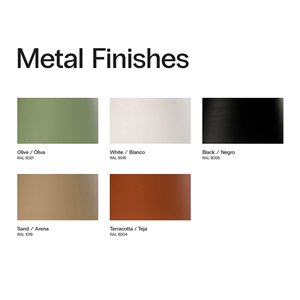 Plafón Pot Plano FM iluminación