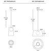 Lámpara de suspensión Drum outdoor FM iluminación