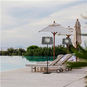 Lámpara pie Drum outdoor FM iluminación