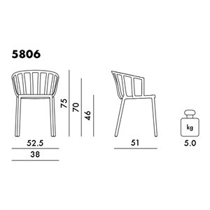 Sillón  Venice Kartell