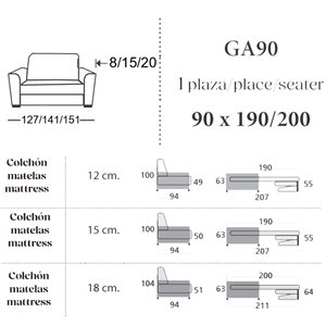 Sillón cama Pau Es Interiorismo