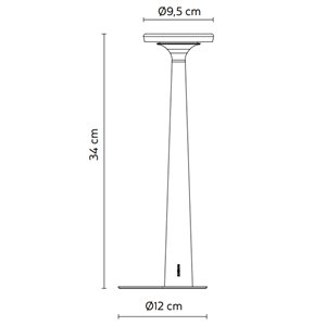 Lámpara portátil Papiria Karman
